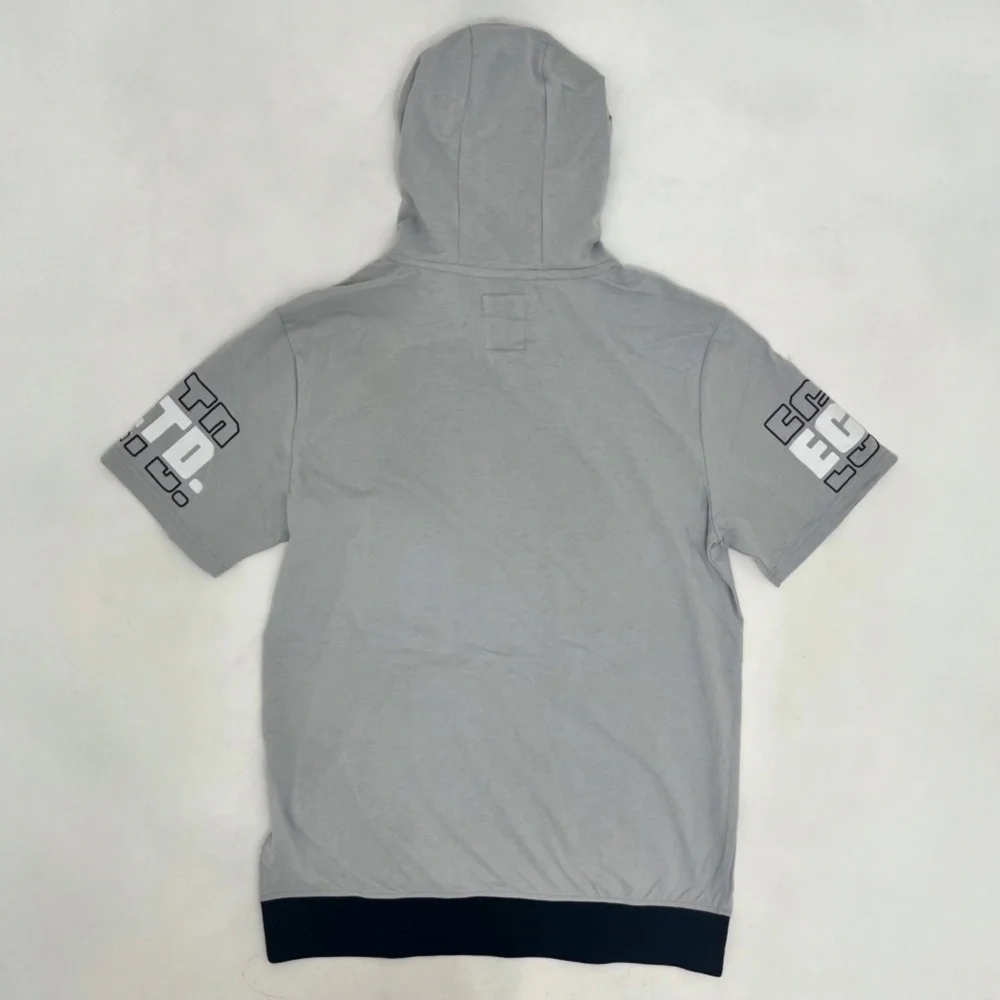 Ecko Unltd Mens Large Pullover Hoodie Gray Short Sleeve Kangaroo Pocket NWT - Picture 8 of 14